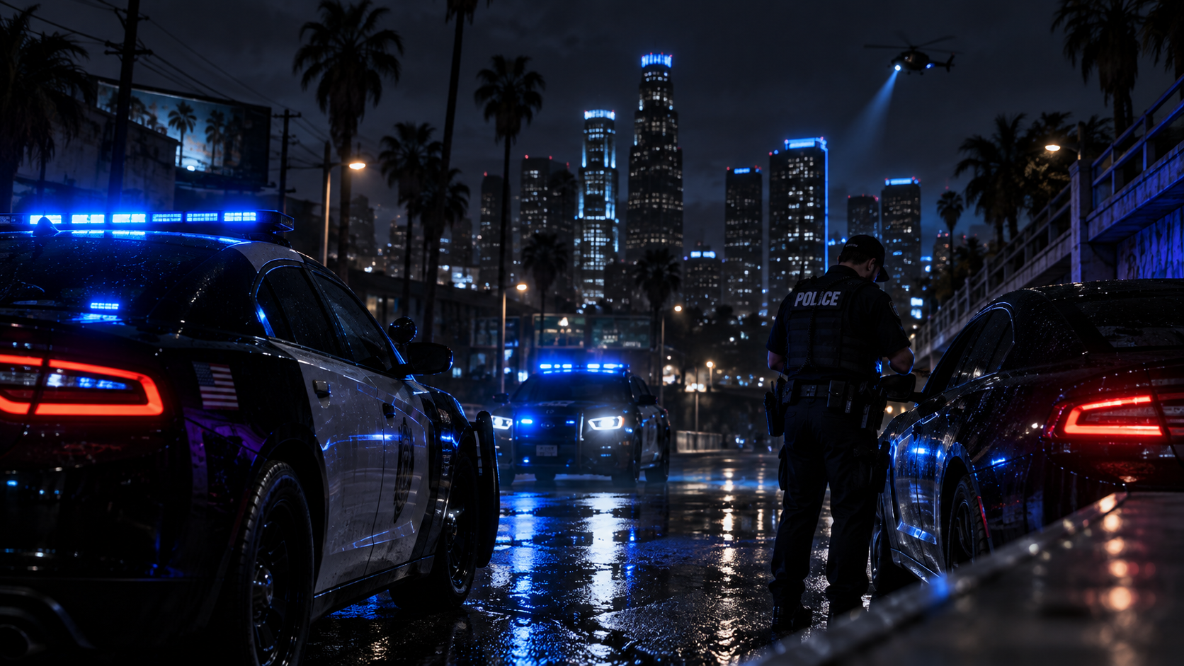 FallenRP policijos scena